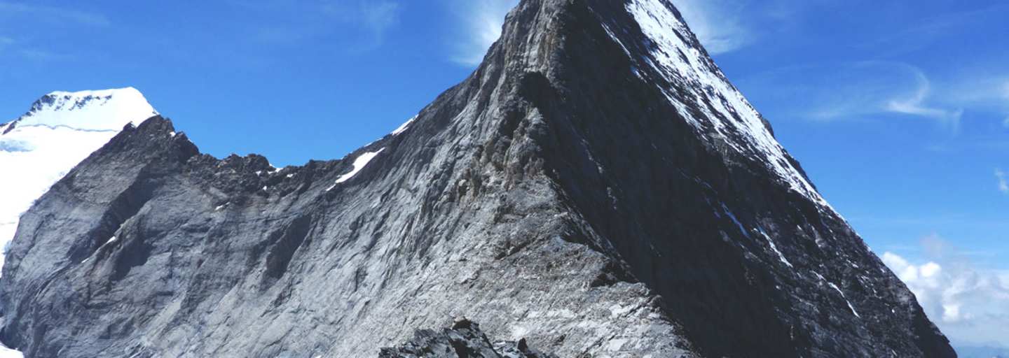 Der Eiger und Mittellegigrat in seiner vollen Pracht