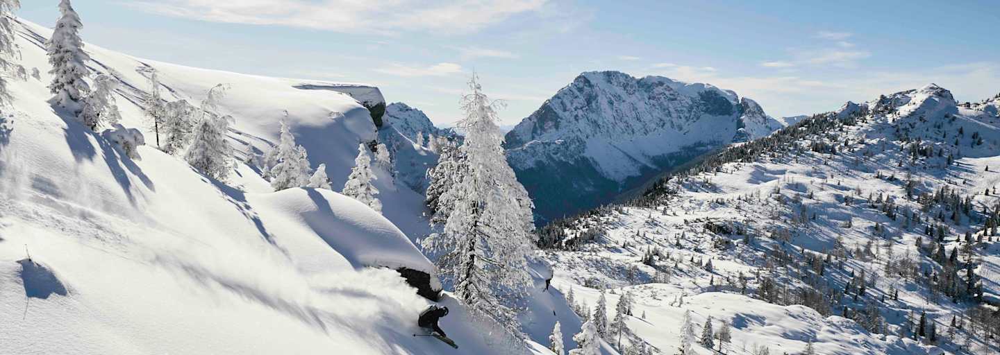 Tolles Skidouren und Freeride-Gelände am Nassfeld