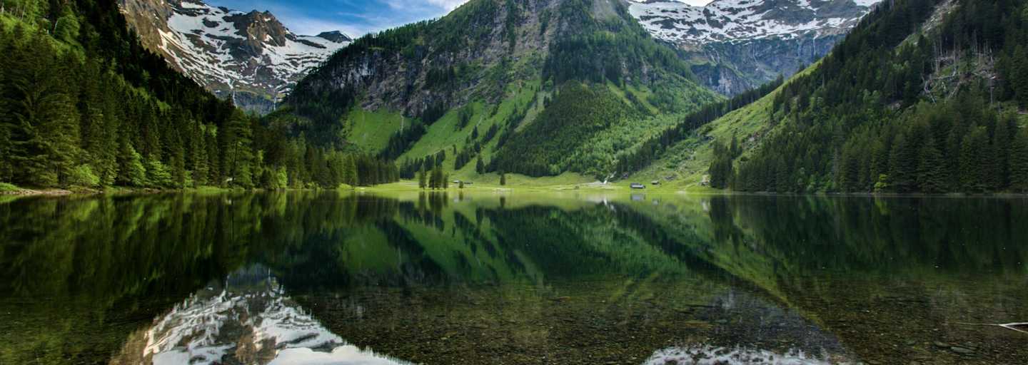 Schwarzensee im Naturpark Sölktäler in der Steiermark
