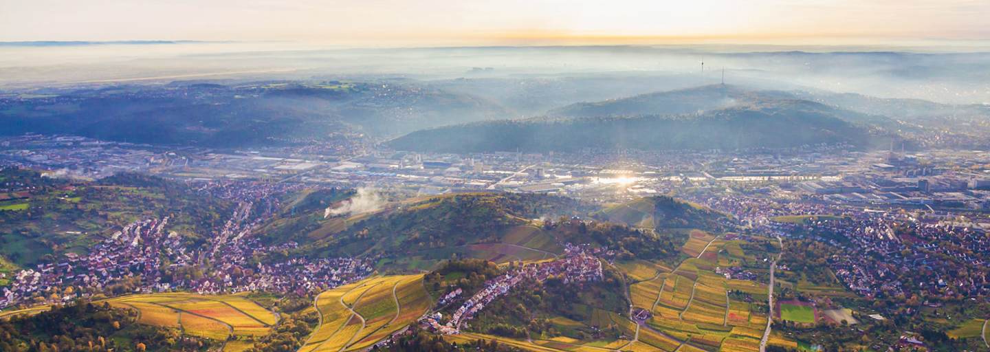 Neckartal: Stuttgart in Baden-Württemberg