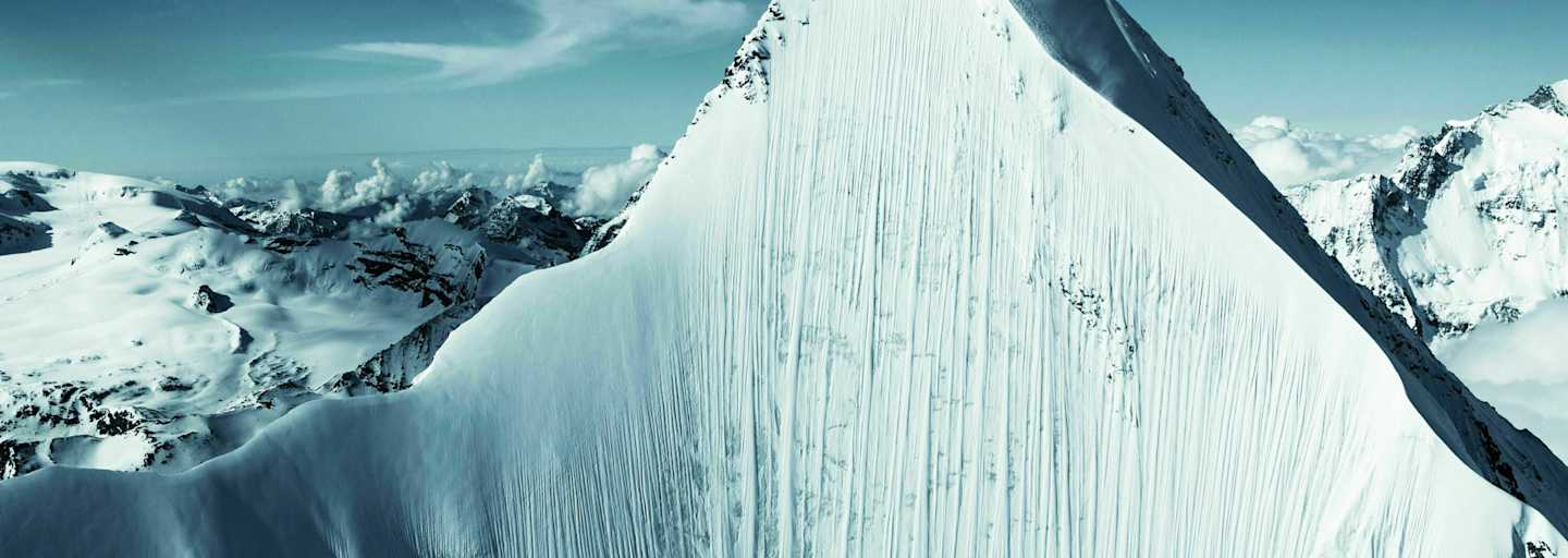 Das Obergabelhorn in den Walliser Alpen