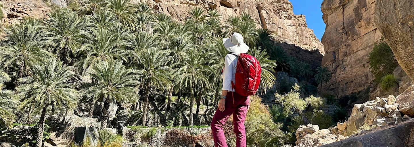 Terrassenfeld im Hadschar-Gebirge