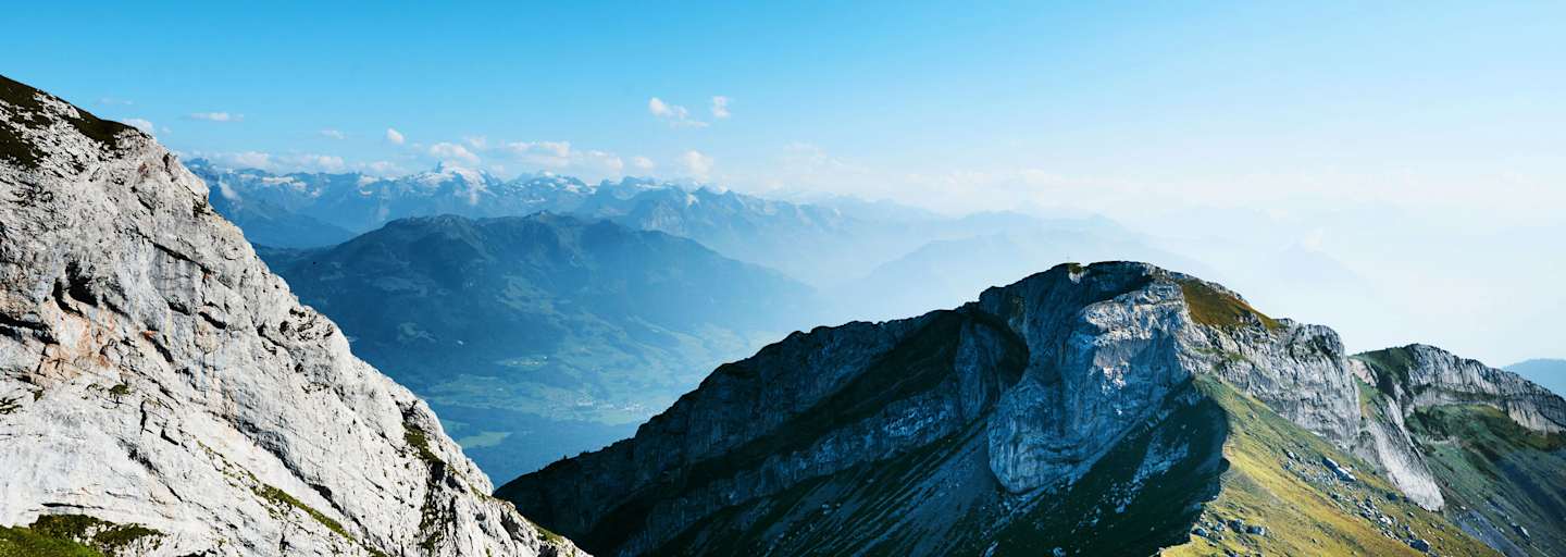 Wandern am Aussichtsberg Pilatus bei Luzern