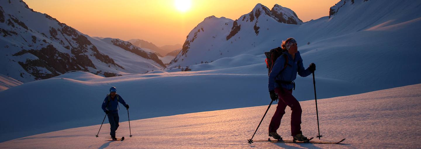 Janelle und Mark Smiley auf dem langen Weg von der Rax nach Nizza