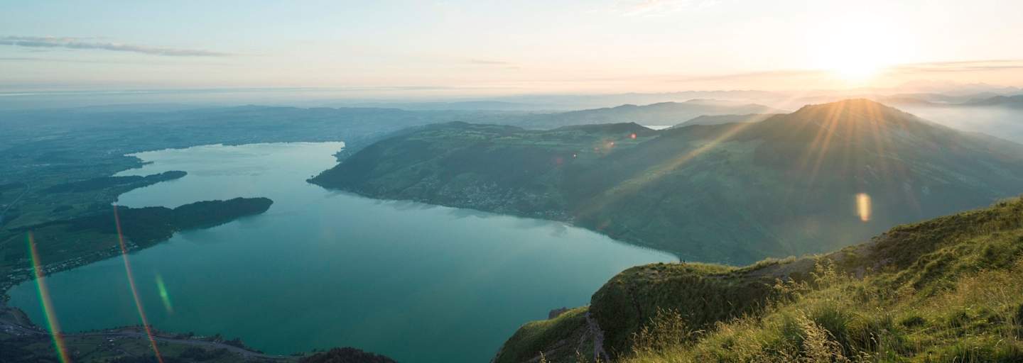 Ausblick auf den Zugersee.