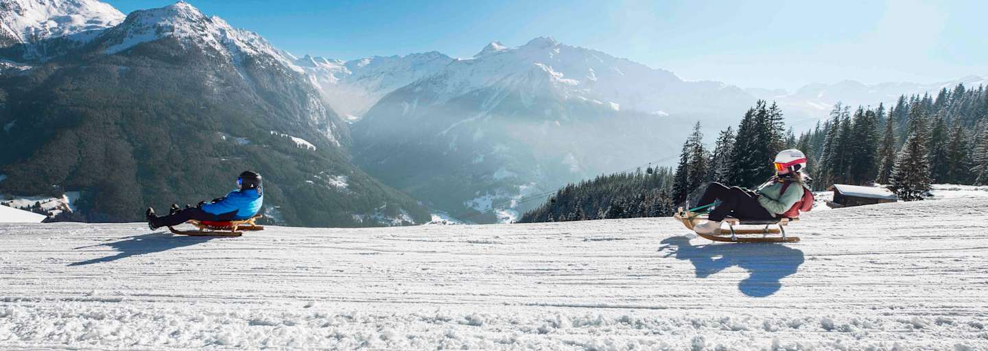Rodeln am Wildkogel im Salzburger Pinzgau