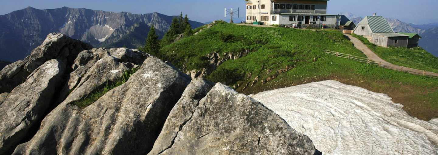 Das Rotwandhaus in den Bayerischen Voralpen