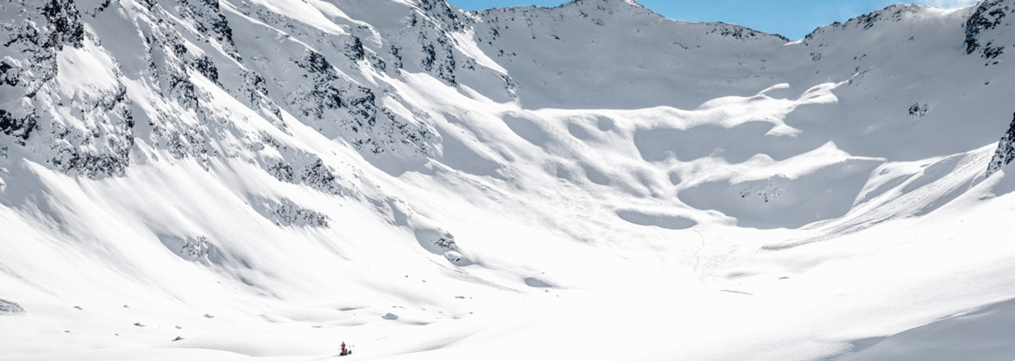Unterwegs auf Skitour im Langtauferer Tal