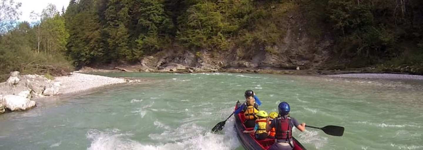 Die Saalach bei Unken.