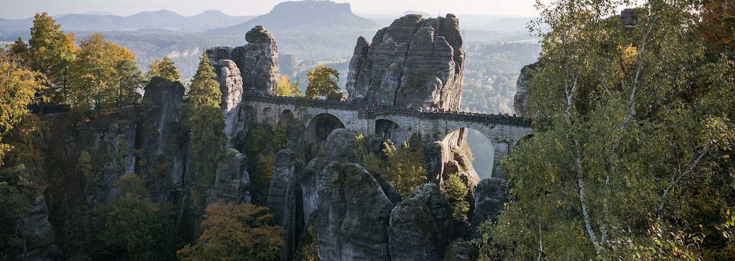 Blick auf eine alte Burg