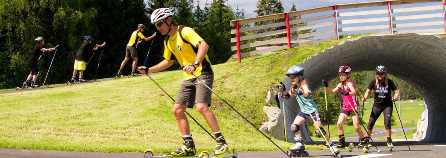 Sportfans kommen hier voll auf ihre Kosten: Skiroller in Seefeld 