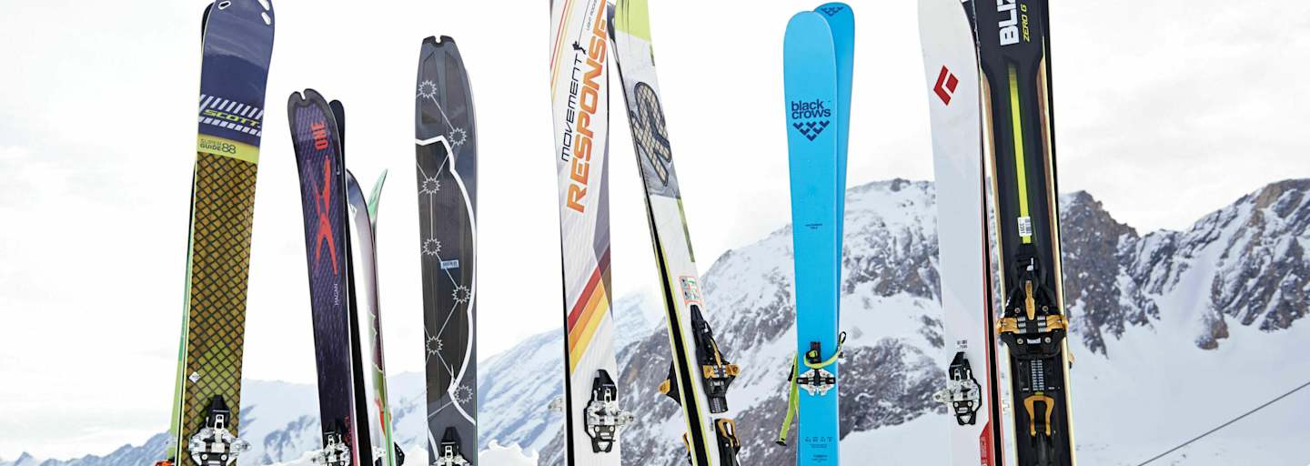 Tourenski im Gelände