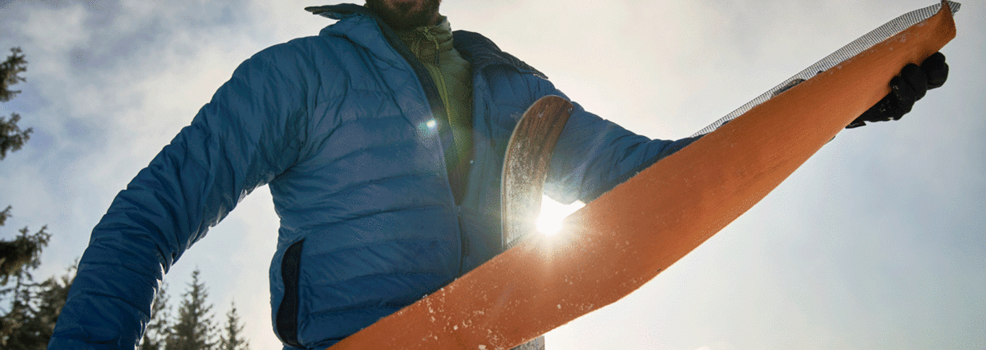 Der richtige Schnitt der Felle erspart viel Mühe und Ärger auf Tour