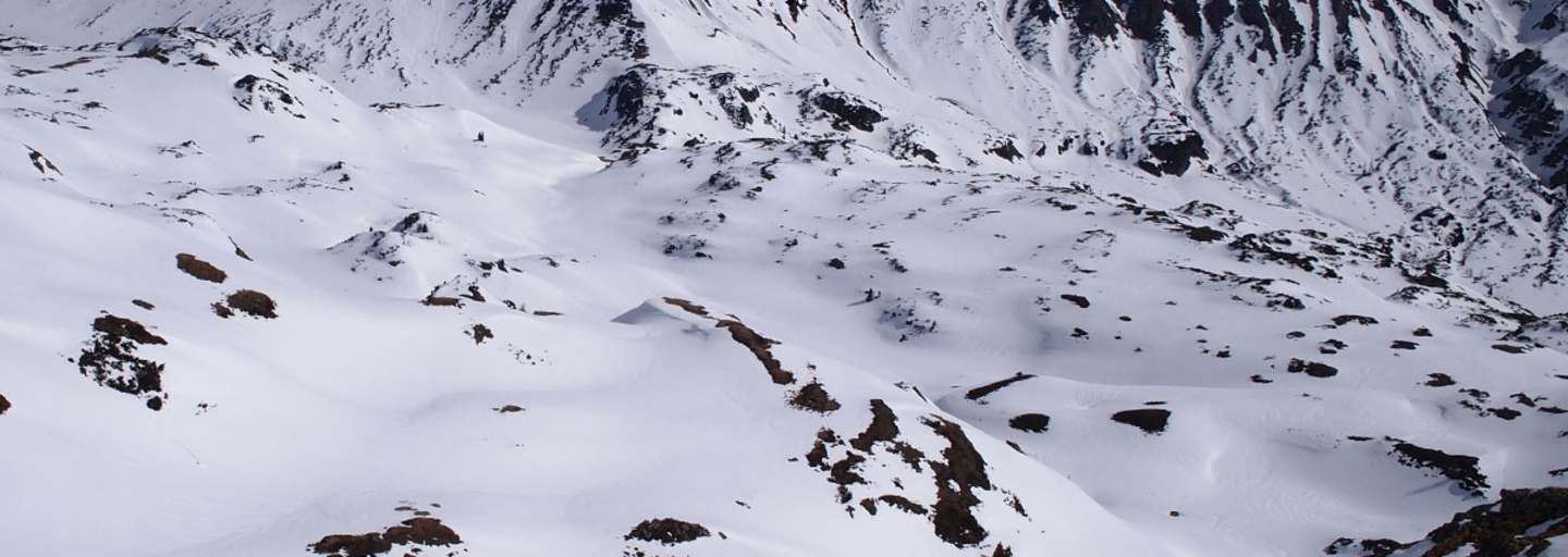 Skitourengeher bei Obertauern in den Radstädter Tauern