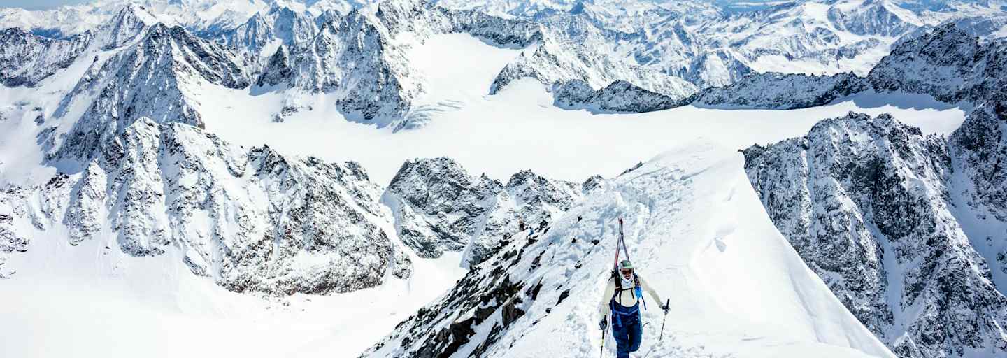 Über den Ostgrat auf den Schrankogel, Stubaier Alpen
