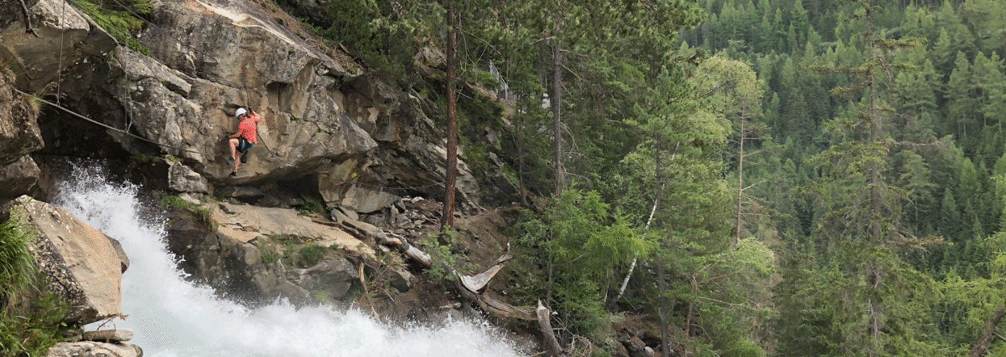 Der Klettersteig Stuibenfall 