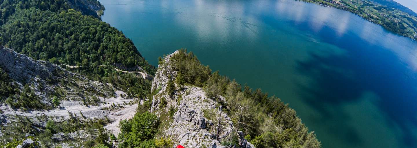 Mehrseillängentour am Traunstein