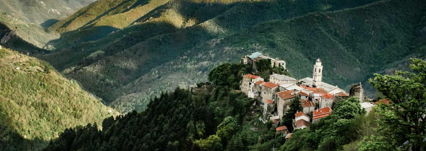 Triora in den Ligurischen Alpen