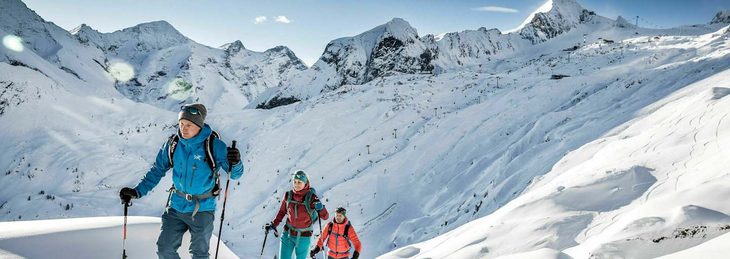 Skitour auf den Tristkogel am Kitzsteinhorn in Salzburg