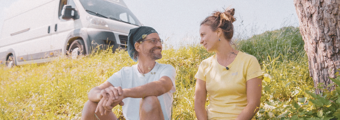 Die beiden Vanlife-Experten Laura und Markus