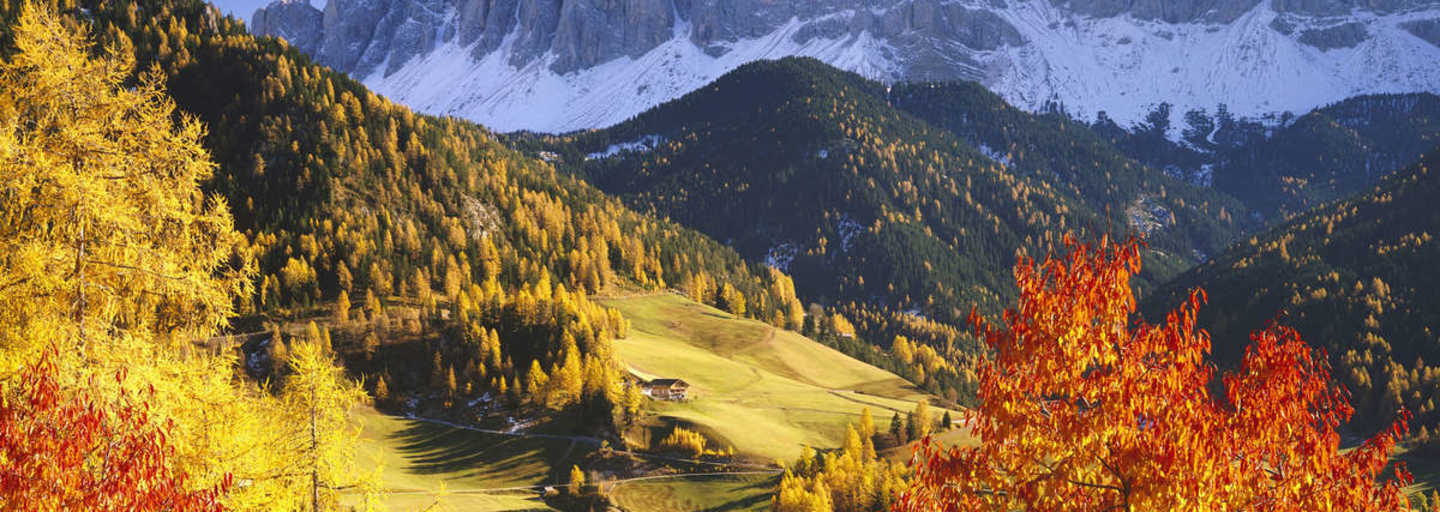 Geislerspitzen Dolomiten Herbst