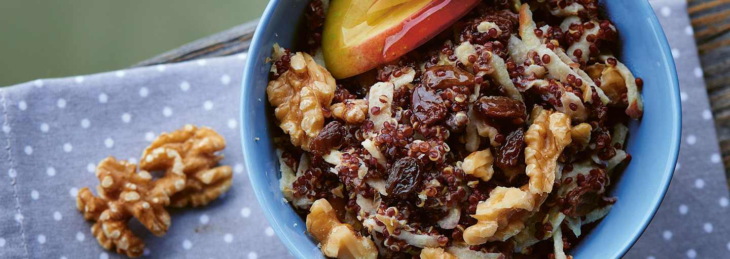 Outdoor-Rezept Anden-Frühstück mit Quinoa