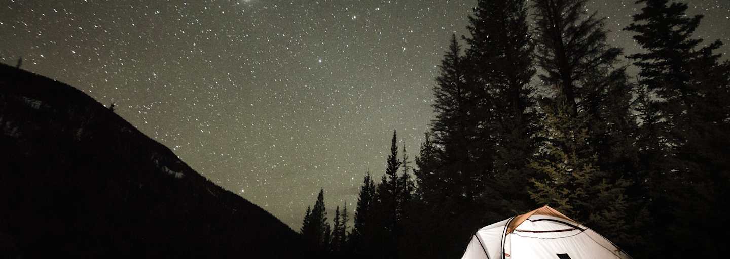 Gemütliches Zelt-Ambiente unterm Sternenzelt