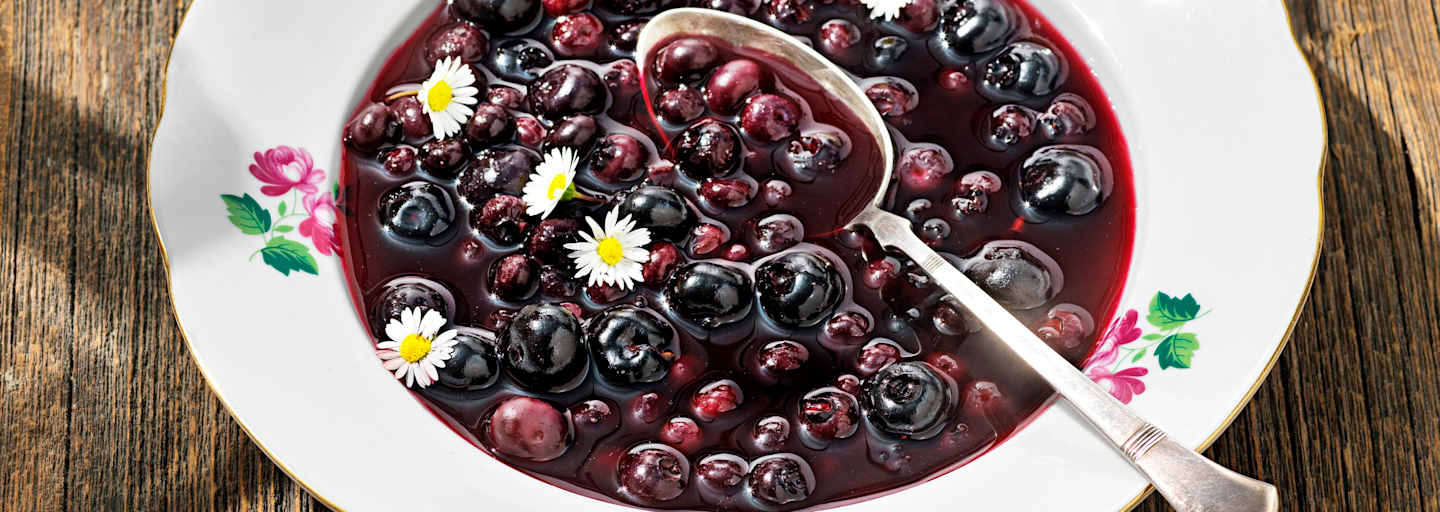 Heidelbeersuppe à la Eng Alm