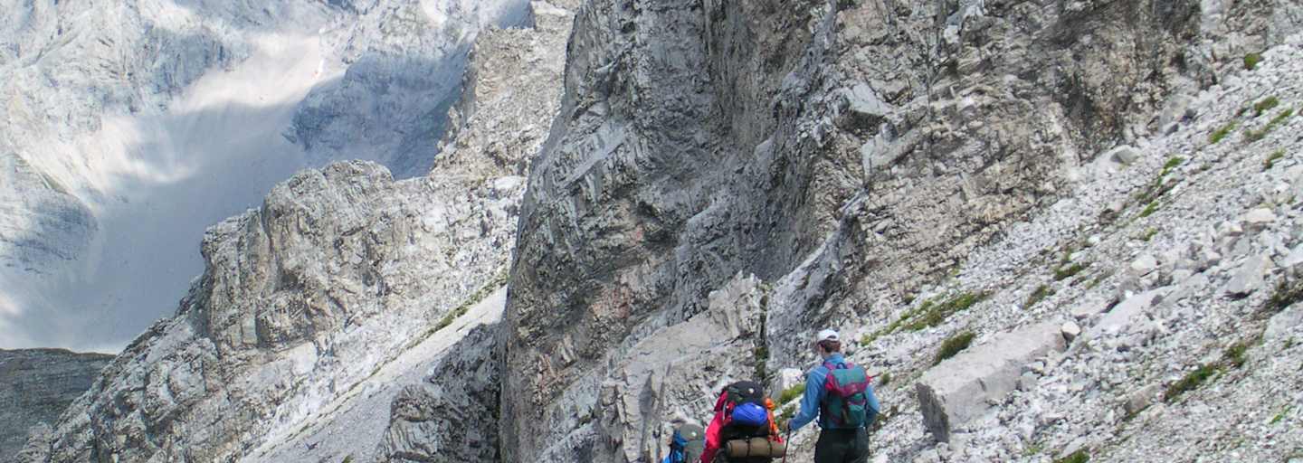 Auf dem Weg zur Pfeishütte.