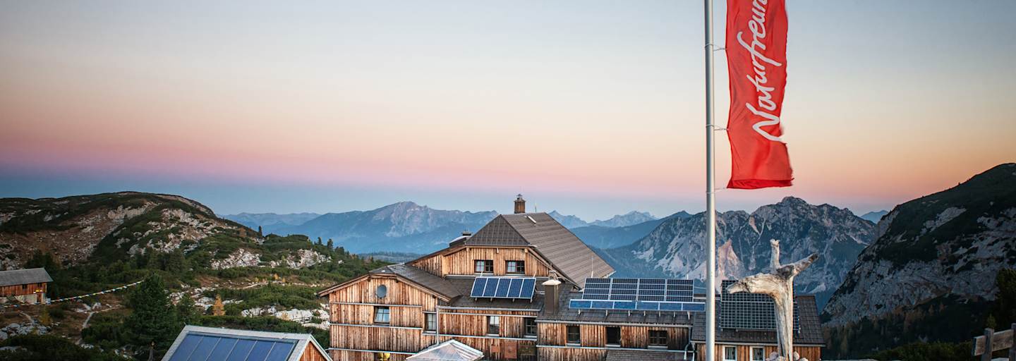 Das Wiesberghaus am Dachstein