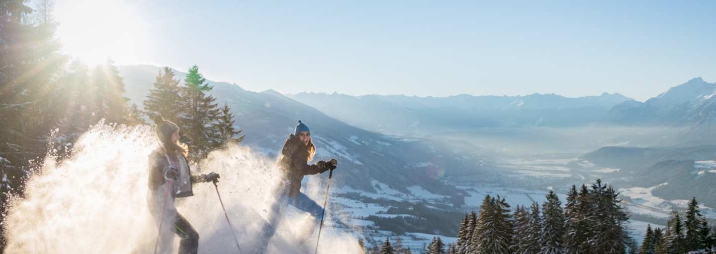 Abseits des Trubels genießt man den Winter von seiner stillen Seite.