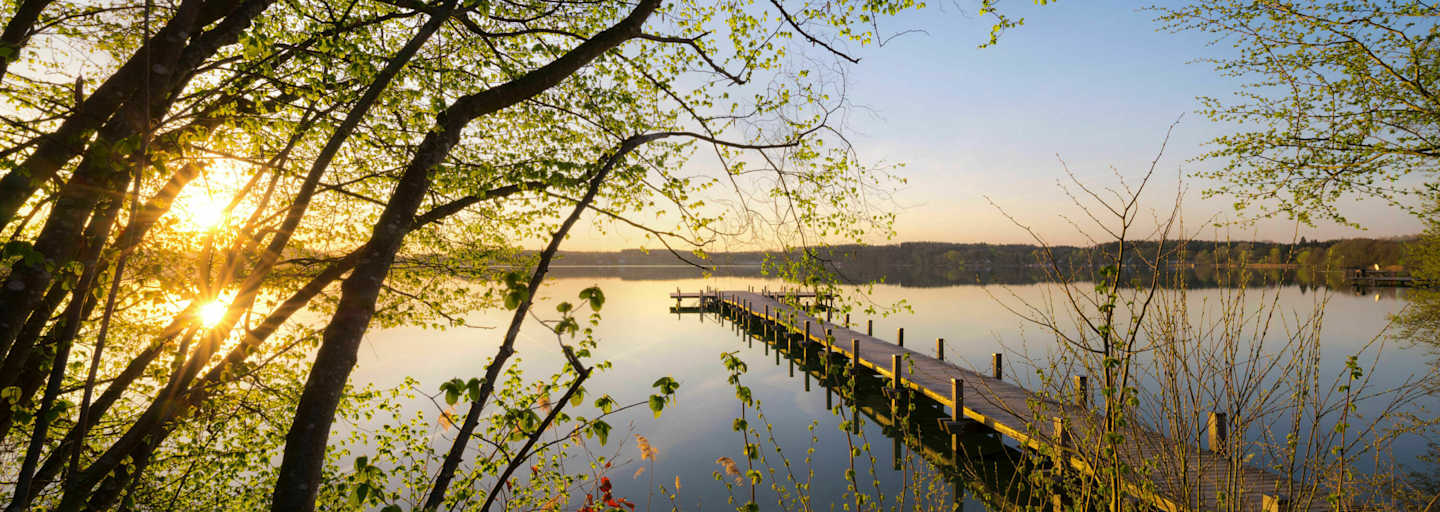 Wörthsee bei München in Bayern