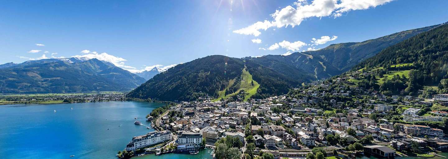 Zell am See am Ufer des Zeller Sees