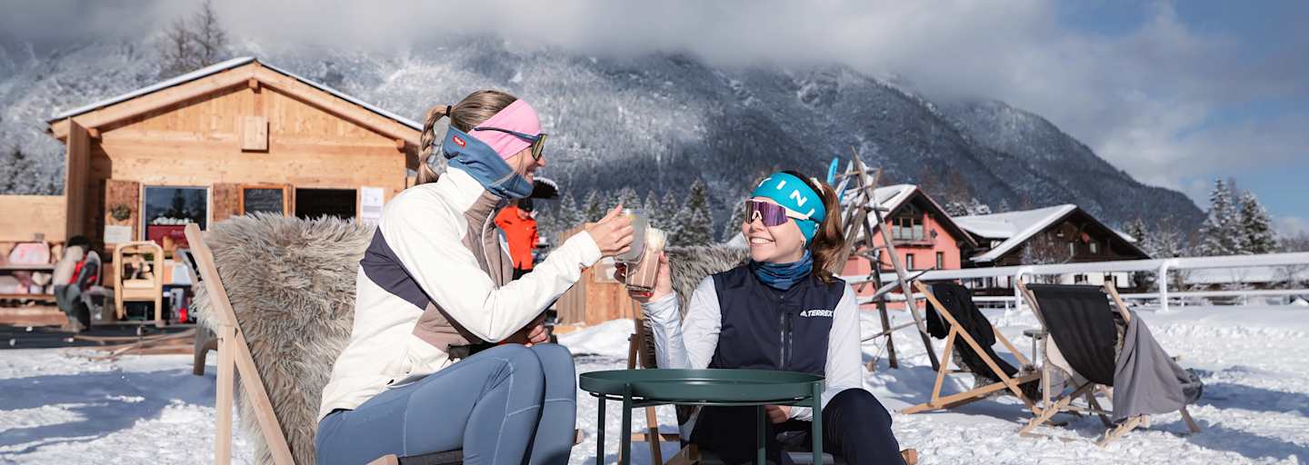 Einkehr bei der j'auszeit Hütte in der Leutasch