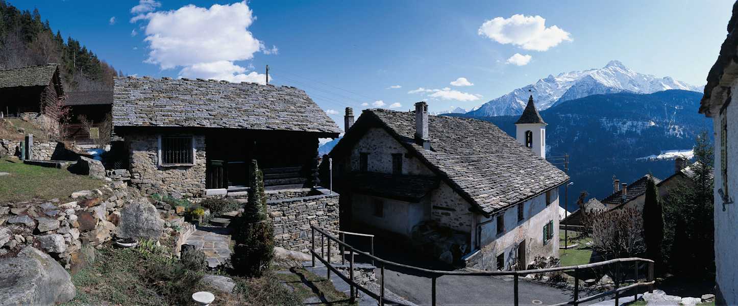 Bergdorf in der Leventina