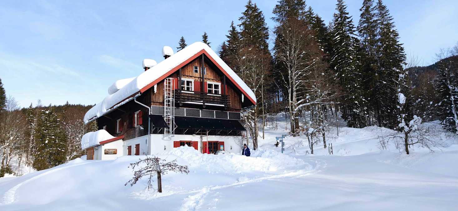 Bergwaldhaus Dreiangelhütte - Winter