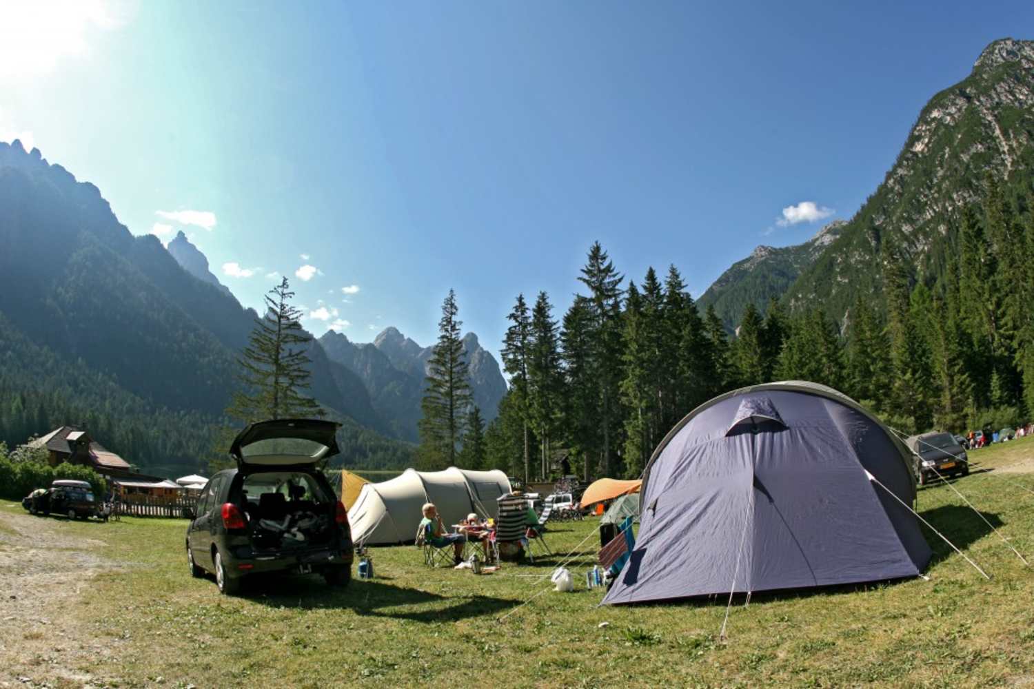 8 Zeltpltze in den Alpen - Bergwelten