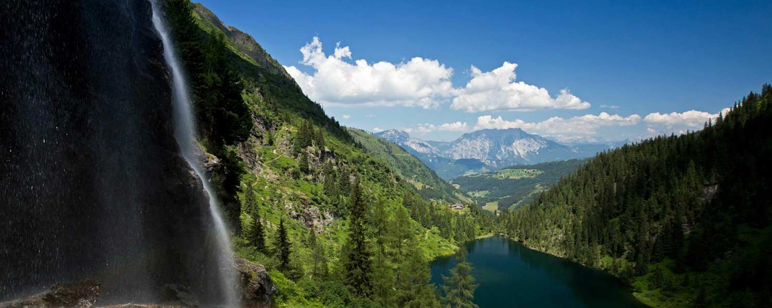 Die Hans Wödl Hütte beim Steirischen Bodensee