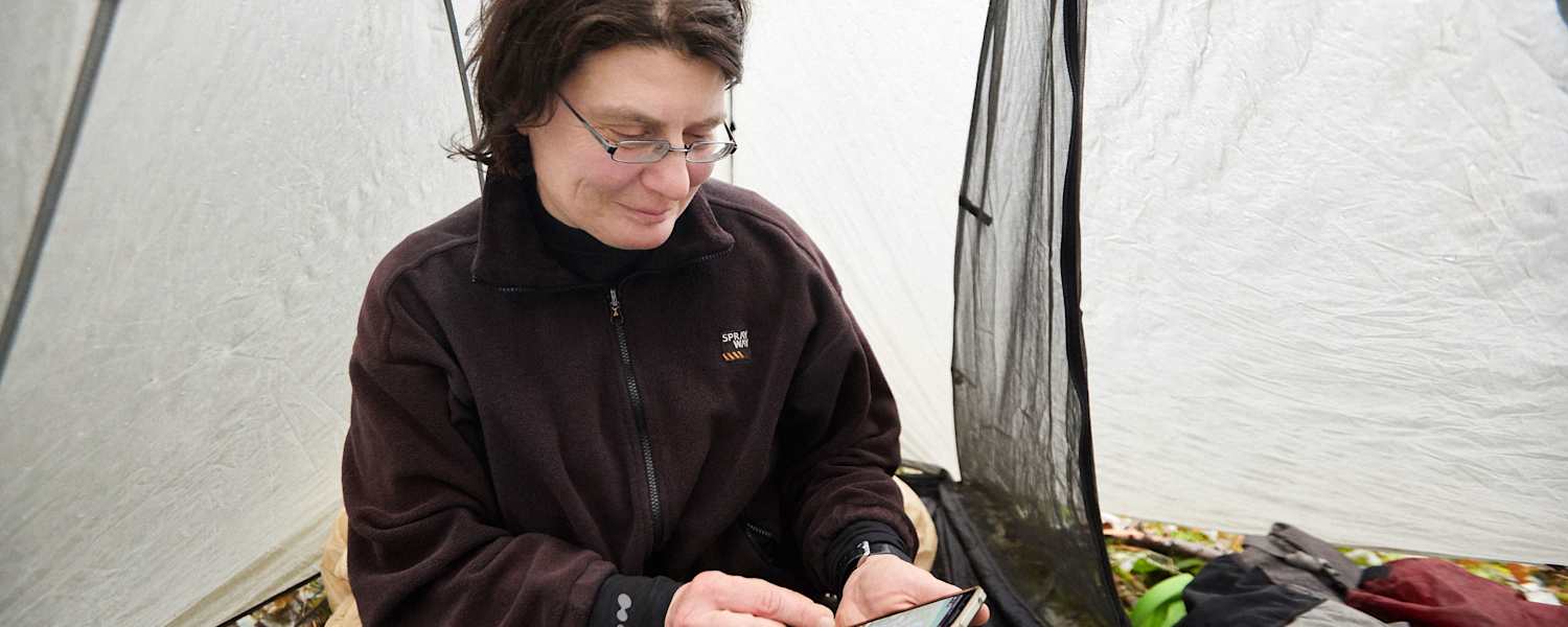 Langstreckenwanderin Christine Thürmer