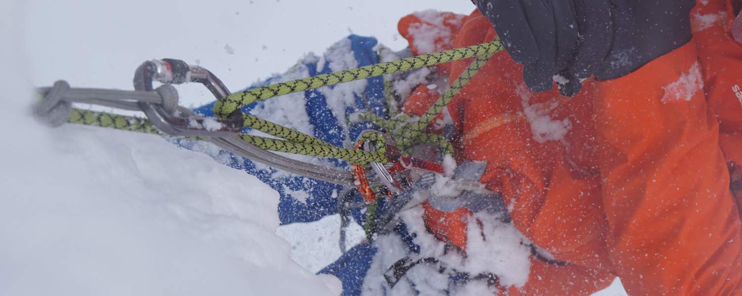 Spaltenrettung: Prusiktechnik