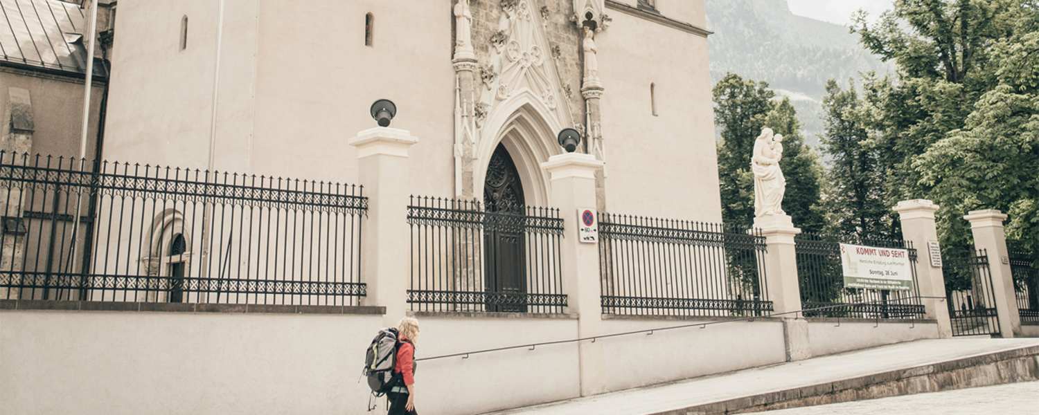 Start der Hüttenwanderung ins Gesäuse