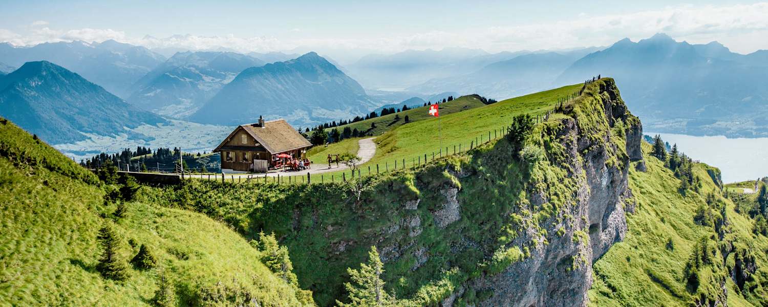 Die Rigi, im Herzen der Schweiz, ist einer von vielen Bergen, dessen Umgebung frei von Verkehrslärm und Abgasen ist.