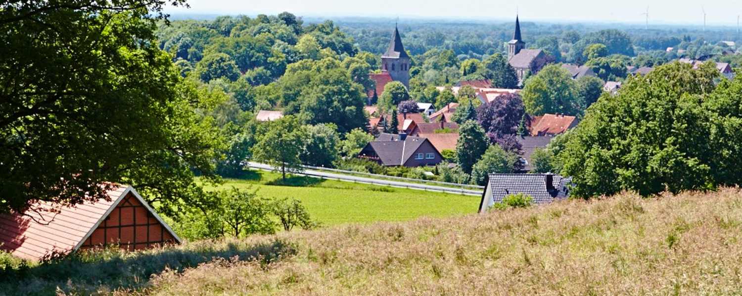 Blick auf Brochterbeck