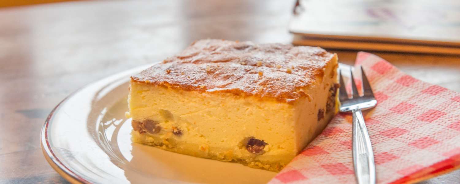 Topfenkuchen von der Ennser Hütte