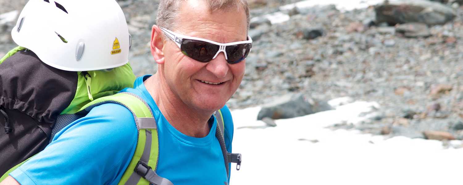 ÖAV-Präsident Ermacora unterwegs Richtung Großglockner