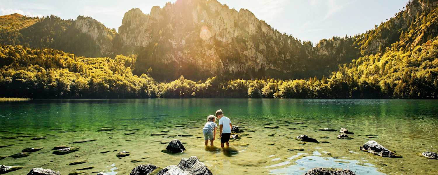 Der idyllische Laudachsee