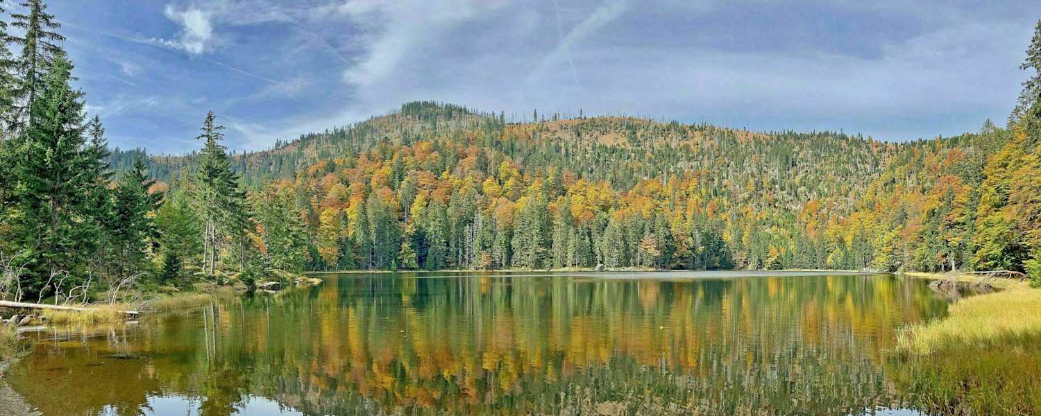 Der Rachelsee im Herbst