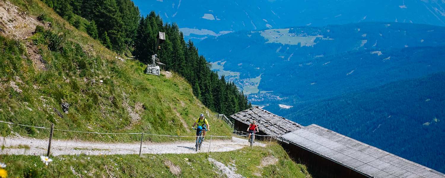 Mountainbiken MTB Forststraße