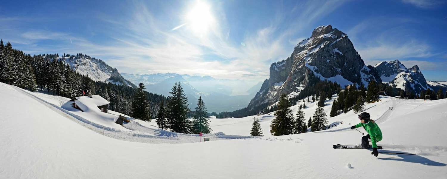 Skifahren rund um die Grossen Mythen