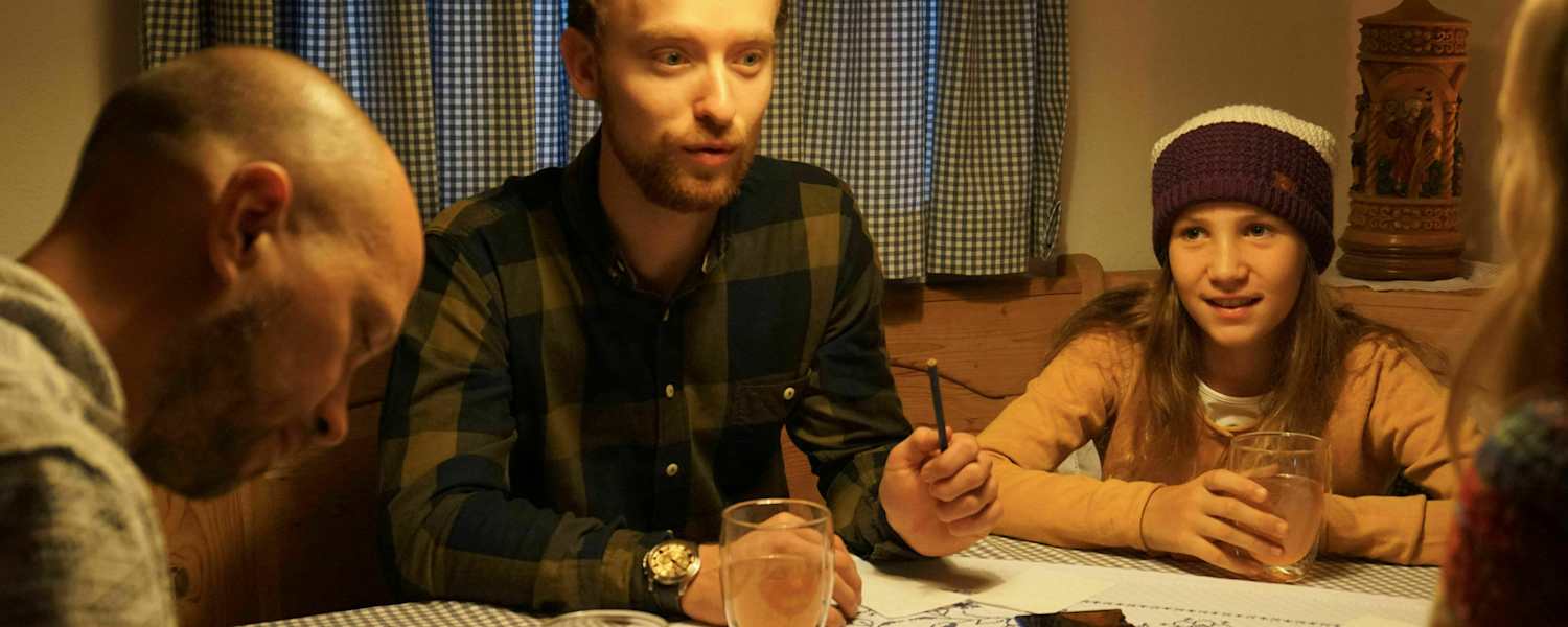 Hüttenabend mit Brettspiel